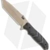 HK Fray Tanto Fixed Blade Knife Black Rubber (4.25" FDE) 55243