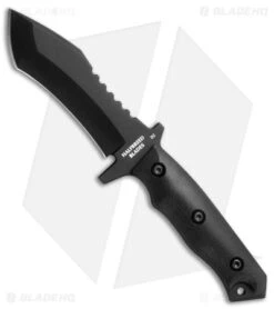 Halfbreed Blades MCK-02 Medium Clearance Knife Tanto Fixed Blade (4.5" Black)