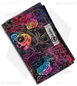 Hanks By Hank 10" X 10" Handkerchief - Rainbow Sugar Mistress 6 Hanks By Hank 10" X 10" Handkerchief - Rainbow Sugar Mistress -Rambo Knives Shop Hanks by Hank 10x10 Handkerchief Rainbow Sugar Mistress BHQ 137099 jr folded