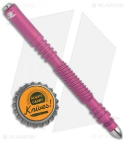 Hinderer Knives Aluminum Spiral Investigator Pen (Matte Pink) -Rambo Knives Shop Hinderer Knives Aluminum Spiral Ivestigator Pen Matte Pink BHQ 136374 jr bottlecap
