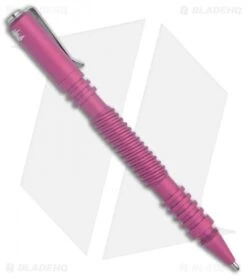 Hinderer Knives Aluminum Spiral Investigator Pen (Matte Pink) -Rambo Knives Shop Hinderer Knives Aluminum Spiral Ivestigator Pen Matte Pink BHQ 136374 jr open2