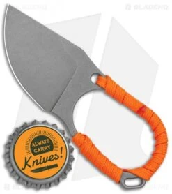 Jake Hoback Jeremiah Johnson Fixed Blade Knife Orange Cord Wrap (2" Stonewash) -Rambo Knives Shop Jake Hoback Jeremiah Johnson Fixed Blade Orange Cord Wrap SW BHQ 135190 jr bottlecap