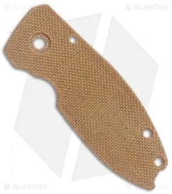 Karbadize CRKT Squid Replacement Scale - Natural Canvas Micarta