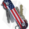 KEY-BAR Preamble Blue/Red/White Flag Aluminum Pocket Key Holder/Organizer