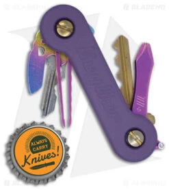 KEY-BAR Preamble Purple G-10 Pocket Key Holder/Organizer 5 KEY-BAR Preamble Purple G-10 Pocket Key Holder/Organizer -Rambo Knives Shop Keybar G 10 Purple BHQ 138316 jr bottlecap