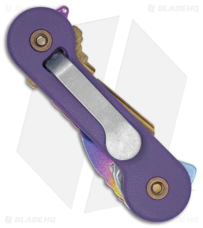 KEY-BAR Preamble Purple G-10 Pocket Key Holder/Organizer 2 KEY-BAR Preamble Purple G-10 Pocket Key Holder/Organizer - Image 2