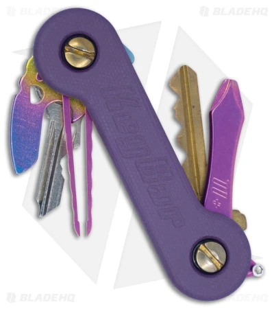 KEY-BAR Preamble Purple G-10 Pocket Key Holder/Organizer 1 KEY-BAR Preamble Purple G-10 Pocket Key Holder/Organizer