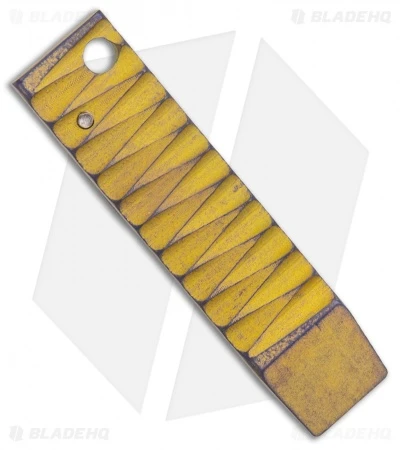 Maverick Customs Titanium Pry (2.75" Scalloped- Yellow) 1 Maverick Customs Titanium Pry (2.75" Scalloped- Yellow)