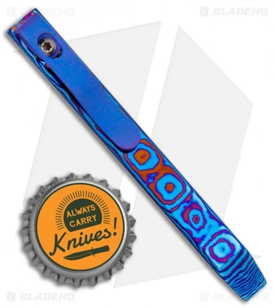 Maverick Customs 4" Slim Pocket Pry Bar Tool - Square ZlaTi 3 Maverick Customs 4" Slim Pocket Pry Bar Tool - Square ZlaTi - Image 3