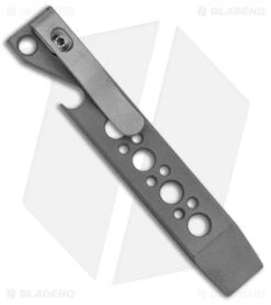 Maverick Customs 4" Titanium Pocket Pry Bar / Bottle Opener - Gray