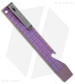 Maverick Customs Pocket Pry Bar Tool Frag SW Purple Titanium (5")