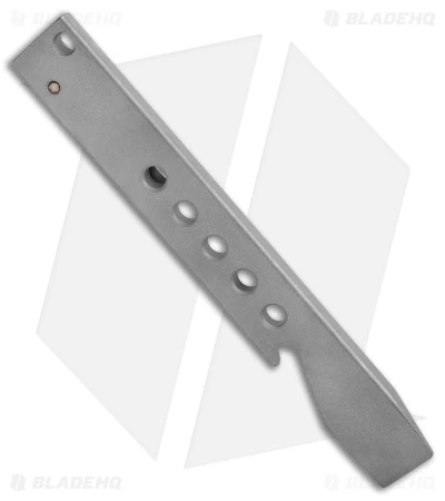 Maverick Customs Pocket Pry Bar Tool Stonewash Titanium 5 Milled Holes (5") 2 Maverick Customs Pocket Pry Bar Tool Stonewash Titanium 5 Milled Holes (5") - Image 2