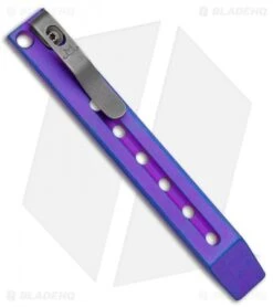 Maverick Customs 5" Ti Pocket Pry Bar Tool - Purple Holed Fuller