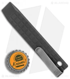 Maverick Customs 4" Ti Pocket Pry Bar Tool - Black Fragtanium -Rambo Knives Shop Maverick Customs Ti Pocket Pry Bar Tool Black Fragtanium BHQ 87723 er bottlecap