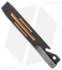 Maverick Customs 5" Ti Pocket Pry Bar Tool Bottle Opener - Black Deco