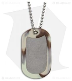The Original Dog Tag Knife - Titanium (Camo)