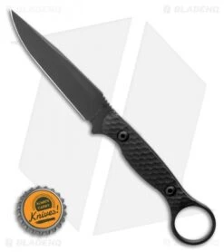 Toor Knives Anaconda Fixed Blade Knife Shadow Black G-10 (3.75" Black) 7 Toor Knives Anaconda Fixed Blade Knife Shadow Black G-10 (3.75" Black) -Rambo Knives Shop Toor Knives Anaconda Shadow Black Fixed Blade Black G10 3.75 BHQ 123643 LS Bottlecap