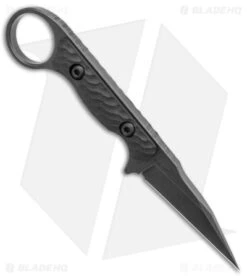 Rambo Knives Shop -Rambo Knives Shop Toor Knives G 10 Jank Shank Shadow Carbon Fixed Blade Black BHQ 139080 jr spine