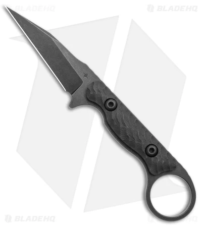 Toor Knives Jank Shank Carbon Tactical Fixed Blade Knife Black G-10 (3" Black) -Rambo Knives Shop Toor Knives G 10 Jank Shank Shadow Carbon Fixed Blade Black BHQ 139080 jr