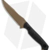 Toor Knives Krypteia Stealth Fixed Blade Knife Ebony G-10 (4" Tan)