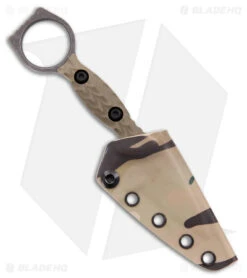 Toor Knives Viper Fixed Blade Knife Covert Green G-10 (2.65" Black SW) -Rambo Knives Shop Toor Knives Viper Fixed Blade Knife Covert Green G 10 Black SW BHQ 180601 KC sheath