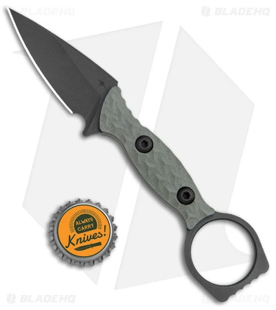 Toor Knives Viper Fixed Blade Knife Stealth Gray G-10 (2.65" Black) 4 Toor Knives Viper Fixed Blade Knife Stealth Gray G-10 (2.65" Black) - Image 4