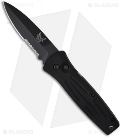 Benchmade Mel Pardue 3550 Automatic Knife (2.98" Black Serr) 3550SBK 1 Benchmade Mel Pardue 3550 Automatic Knife (2.98" Black Serr) 3550SBK