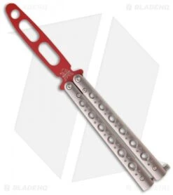 Benchmade 62T Balisong Knife Trainer Stainless Steel Butterfly (Red Dull)
