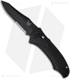 Benchmade 9555SBK Rift Automatic Knife (3.67" Black Serr)