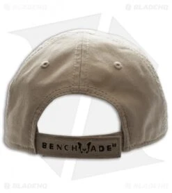 Benchmade Knives Tactical Coyote Tan Hat Velcro Patch (Adjustable) -Rambo Knives Shop benchmade hat 987908f back