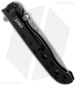 CRKT Carson M16-10S Tanto Flipper Knife + Bottle Opener (3" Bead Blast Serr) -Rambo Knives Shop crkt m16 10s side cm