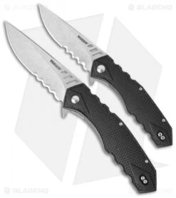 CRKT Ruger Knives Follow-Through Compact Flipper Knife (3.25" SW Serr) R1704 -Rambo Knives Shop ruger knives r1704 size cm